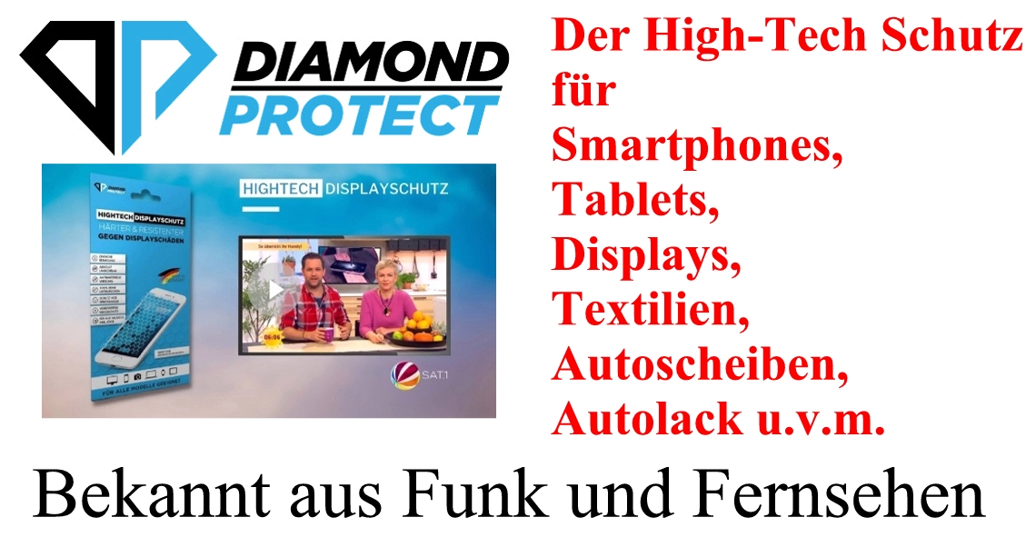 Fin-Produkte - DiamondProtect High-Tech Scheibenschutz für Auto